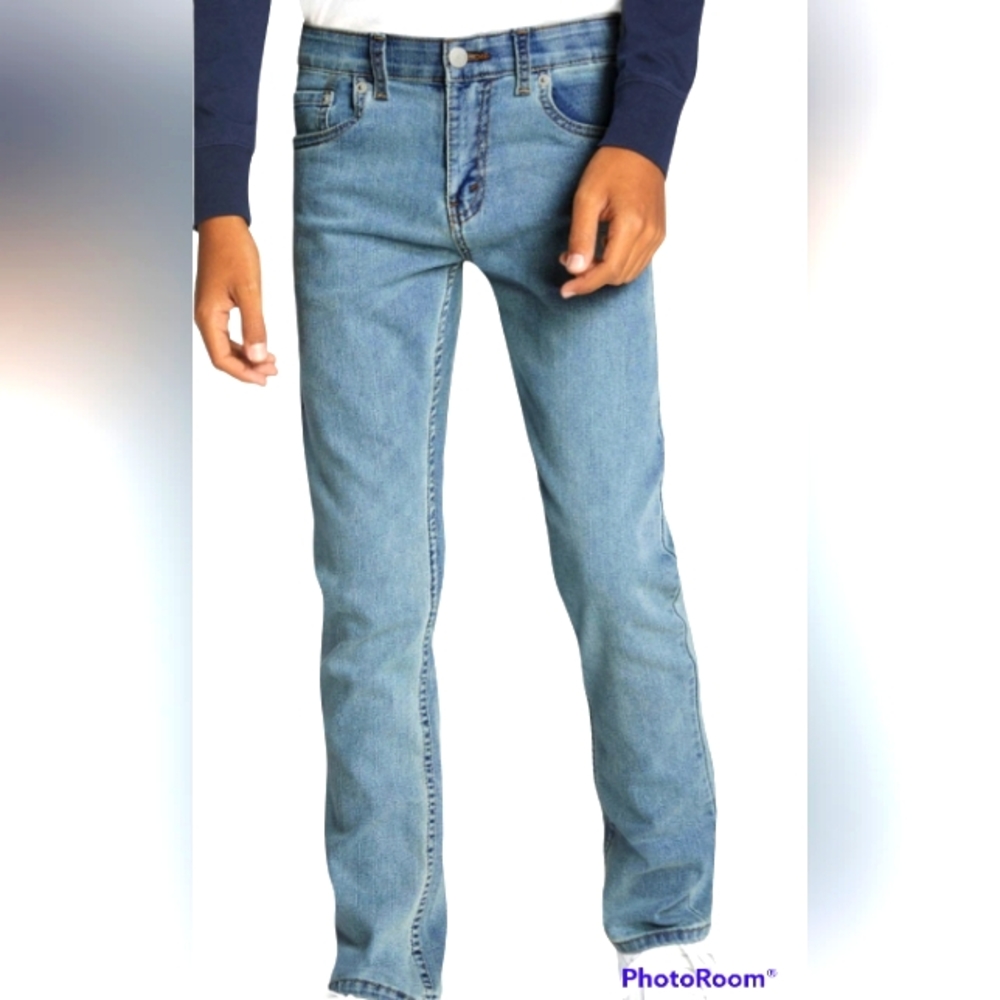Levi's Boys' 511 Slim Flex Stretch Jeans (Size 10)  Color : Found / Light Blue